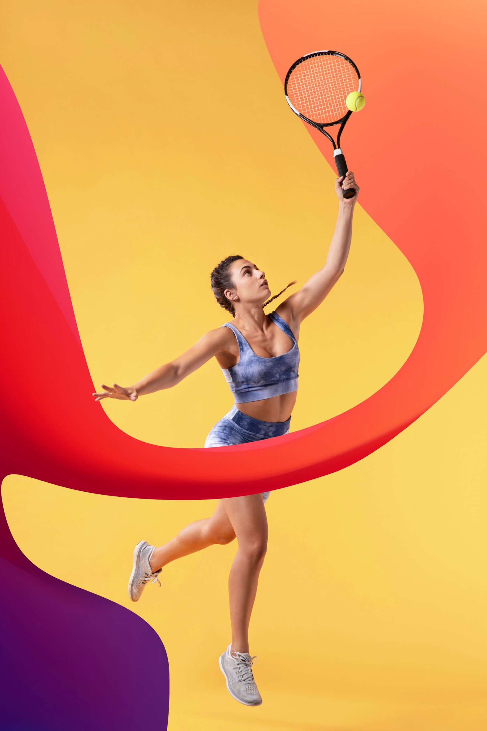 Young Adult Enjoying Tennis 1 Scaled